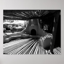 Cheminée d'Adobe Affiches