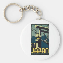 Chemins de fer japonais 2 de gouvernement du Japon Porte-clé