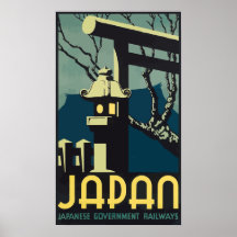 Chemins de fer japonais de gouvernement du Japon,  Posters