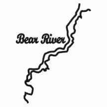 Chemise brodée de logo de rivière d'ours (noir) polo brodé