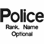 Chemise brodée de police