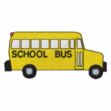 Chemise brodée par autobus scolaire polo avec broderie