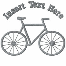 Chemise brodée par bicyclette faite sur commande