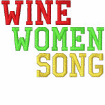 Chemise brodée par chanson de femmes de vin polo avec broderie
