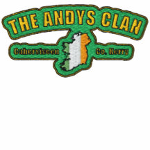 Chemise brodée par clan d'ANDYS - arrière - plan Polo