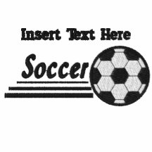 Chemise brodée par football fait sur commande