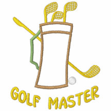 Chemise brodée par maître de golf polo