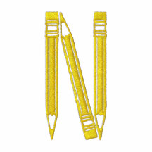 Chemise brodée par monogramme de crayon de la lett