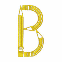 Chemise brodée par monogramme de crayon de la lett polo brodé