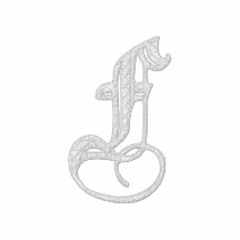 Chemise brodée par monogramme de fantaisie de la l