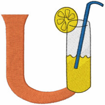 Chemise brodée par monogramme de limonade de la le