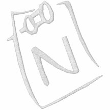 Chemise brodée par monogramme de note de la lettre