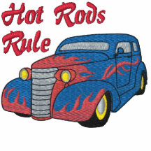 Chemise brodée par règle de hot rod