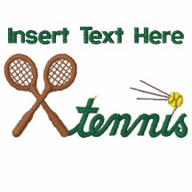 Chemise brodée par tennis fait sur commande polos