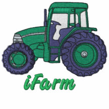 chemise brodée par tracteur d'iFarm