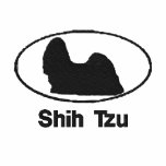 Chemise brodée par Tzu ovale de Shih