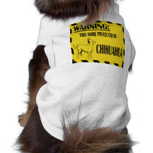 Chemise "de avertissement" d'animal familier de ch t-shirts pour animaux domestiques