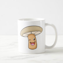 Chemise de champignon : Chemise heureuse mignonne  Tasse À Café