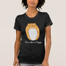 Chemise "de chat orange" t-shirt