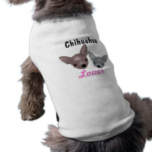 Chemise de chien d'amant de chiwawa vêtements pour chien