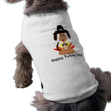 Chemise de chien de jour de la Turquie Manteaux Pour Animaux Domestiques