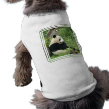 Chemise de chien de panda manteaux pour chien