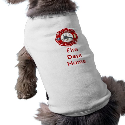 Chemise de chienchien de croix maltaise de sapeur- tee-shirts pour chien