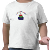 Chemise de gâteau de garçon d'anniversaire t-shirt