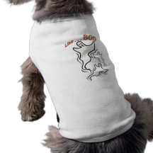 Chemise de Hallloween de chien avec des fantômes Manteaux Pour Animaux Domestiques
