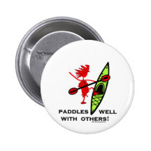Chemise de kayak, cadeau de kayak, adhésif pour pa badge
