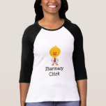 Chemise de raglan de poussin de pharmacie t-shirt