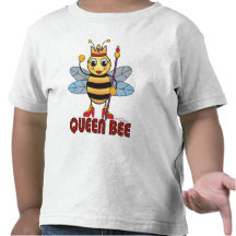 Chemise d'enfant en bas âge de reine des abeilles t-shirt