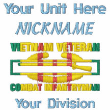 Chemise d'insigne de soldat d'infanterie de combat