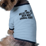 Chemise drôle féministe de chien d'essai sur les a manteaux pour toutous