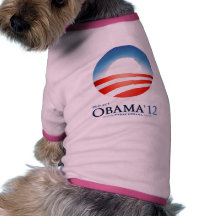 Chemise du chien Re-Elect-Obama-2012 Manteaux Pour Animaux Domestiques