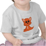 Chemise mignonne de bébé de Fox rouge T-shirt