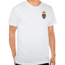 Chemise noire de crête d'Eagle T-shirt