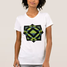 Chemise rayée de carrés du diamant 05 t-shirts