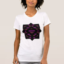 Chemise rayée de carrés du diamant 09 t-shirts