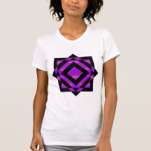 Chemise rayée de carrés du diamant 11 t-shirt