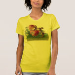 Chemise vintage de lapin de Pâques T-shirts