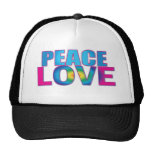 Chemises d'amour de paix de hanche casquettes