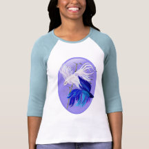 Chemises de combat siamoises blanches bleues d'ova t-shirt
