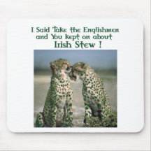 Chemises drôles de ragoût irlandais et cadeaux irl tapis de souris
