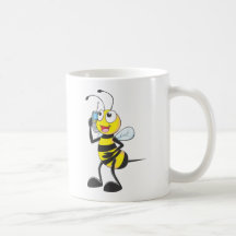 Chemises faites sur commande : Abeille parlant app Mug