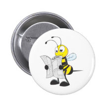 Chemises faites sur commande : Chemises d'abeille  Badges Avec Agrafe