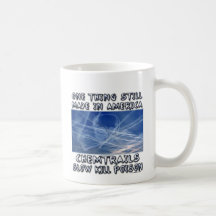 Chemtrails - fabriqué en Amérique Mug À Café