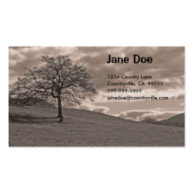 Chêne Cartes De Visite Professionnelles