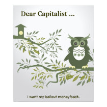 Cher Capitalist… je veux mon dos d'argent de renfl posters