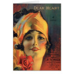Cher Heart vintage Cartes De Vœux